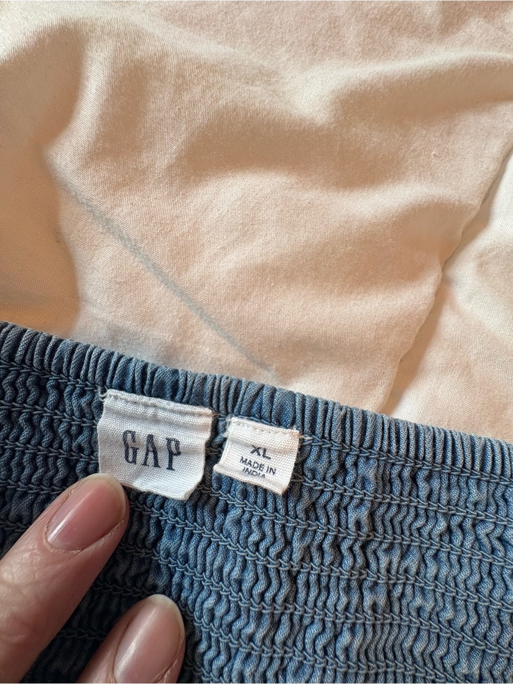 GAP Lightweight Denim Mini Dress - Picture 3 of 12